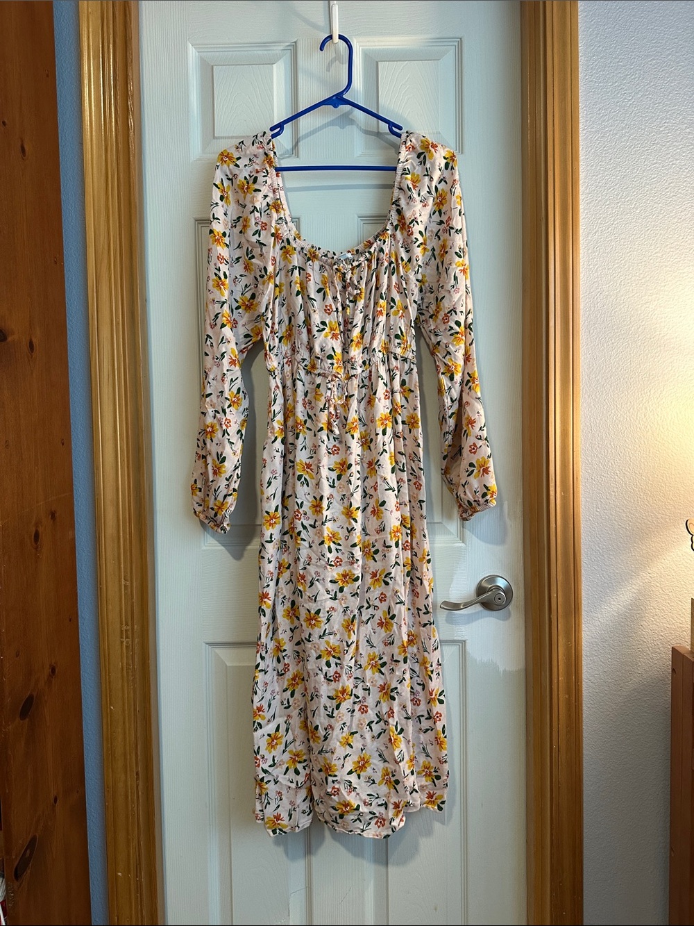 Long sleeved floral dress